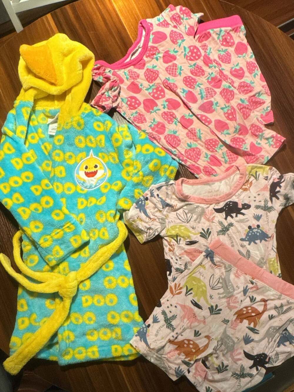 Little Sleepies Dinosaur Pajama Set Size 3T